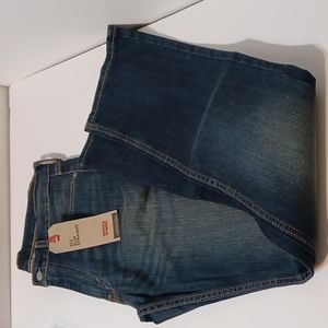 NWT Levi Strauss & Co. Mens 513 Slim Straight Blue Denim Jeans Sz. 30 x 32